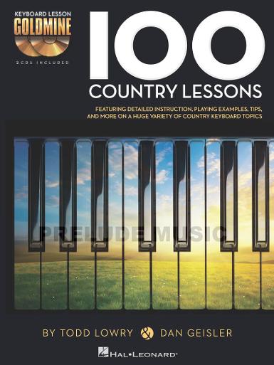 100 Country Lessons (Book/2 CDs)