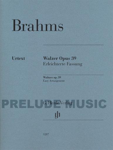 Brahms Waltzes op. 39 - Simplified version